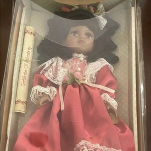 Black porcelain doll